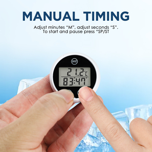 Thermomètre numérique flottant 2-en-1 et minuteur de compte à rebours, étanche IP68, capteur de température haute précision pour bains à remous - Product Image 6