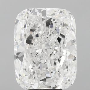 5.50ct D VS2 Excellent Cut <b>Cushion</b> Modified Brilliant Lab Grown Diamond CVD IGI Certified - Product Image 1