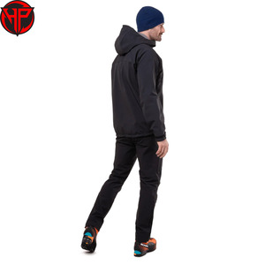 Men Waterproof Bomber <b>Jacket</b> Windproof Breathable Softshell Outerwear Hooded <b>Zip</b> <b>Up</b> <b>Jacket</b> for Outdoor Travel - Product Image 6