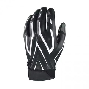 Custom Made Adult American Football Receiver Gloves <b>Synthetic</b> Leather Non-Slip Waterproof UV Protection American Football Gloves - Product Image 5