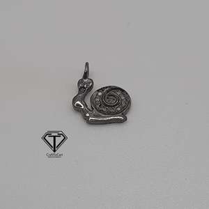 Colgante de Diamante con Corte Asscher Certificado por IGI, Diseño de Caracol, Estilo Religioso, Componente de Joyería - Product Image 3