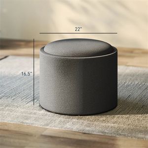 Circular Coffee <b>Table</b> <b>Stool</b> <b>with</b> Storage Space Convenient Ottomans & <b>Stools</b> - Product Image 6