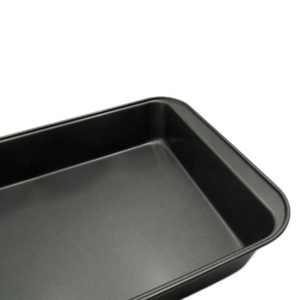 Venta caliente 9x13 pulgadas Rectangular Acero al carbono Bandeja para hornear Revestimiento antiadherente con buena liberación para pasteles y pastelería - Product Image 3