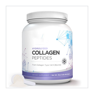 Peptides de collagène hydrolysés, étiquette propre, haute pureté, approvisionnement en vrac, prix usine, offre en gros - Product Image 3
