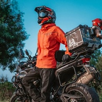 Ensemble veste et pantalon de pluie pour moto certifié CE, imperméable, pour garçons, 2 pièces, pour la conduite en extérieur, avec capuche amovible