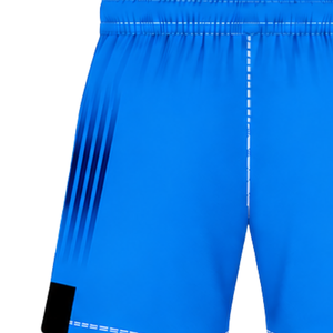 Shorts de rugby bleu roi et noir, taille élastique, respirants, légers, pour l'entraînement d'équipe, performance sportive, uniforme de sport - Product Image 4