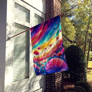 Dianthus grand porche manchon pôle décoratif cour bannière œuvre tenture murale multicolore Polyester maison drapeau - Product Image 2