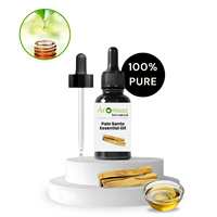 Aromaaz International Huile Essentielle de Palo Santo 100% Naturelle et Biologique (Bois de Guaiac) avec Effet Analgésique pour Voitures, Cosmétiques et Parfums