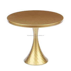 Support à gâteau doré Style moderne Support à gâteau de mariage de luxe Cupcakes Pâtisserie fruits Plateau de bonbons et présentoir Royal Cakestand - Product Image 3