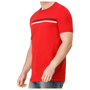 Camiseta de Cuello Redondo para Hombre, al por Mayor, Personalizable, de Alta Calidad, Corte Regular, 180g, Transpirable, Anti-UV, de Secado Rápido, Algodón Comprimido - Product Image 4