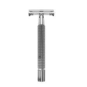 Rasoir de sécurité classique à double tranchant avec manche en acier inoxydable de haute qualité pour barbier - Product Image 4