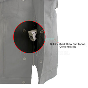 Gilet en cuir pour homme, vêtement d'extérieur élégant sans manches, conçu pour les tenues décontractées, les voyages, les activités de plein air et un style de vie moderne et confortable. - Product Image 5