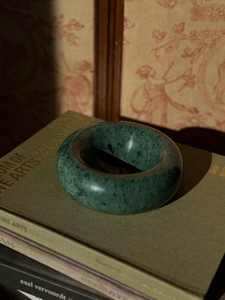 Bandeja Decorativa de Piedra Natural en Forma de Donut, Color Verde Mármol, Decoración de Hogar de Lujo, Moderna, para Cocina y Comedor - Product Image 2