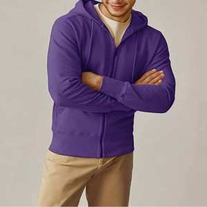 Sweat à capuche décontracté pour homme, design personnalisé de haute qualité, dernière collection, 100% coton molletonné, respectueux de l'environnement, coupe classique - Product Image 2