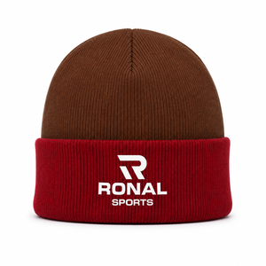Bonnet personnalisé sur mesure, bonnet d'hiver tricoté, design personnalisé, broderie, couleur unie, unisexe, chaud et confortable - Product Image 1