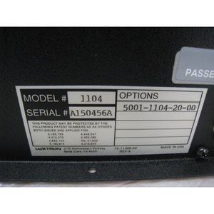 Luxtron รุ่น 1104, AMAT 1100-01002 Monochromator - อุปกรณ์และอะไหล่เซมิคอนดักเตอร์ระดับโลกที่เชื่อถือได้ - Product Image 4