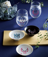 Ensemble de verres à eau en verre de style Japandi, motif saisonnier, changeant de couleur, marque Marumo, pour hôtel, cadeau, usage adulte, transparent