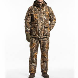 Combinaison de chasse d'hiver pour homme, style populaire, tissu respirant uni, haute qualité, confortable, personnalisable pour la vente en ligne - Product Image 1