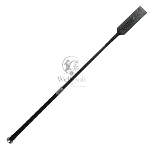 Látigos de Equitación de Acero Inoxidable de Alta Calidad con Cuero PU - Colores y Tamaños Personalizables, Marca Personalizada - Product Image 1