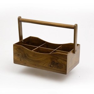 Modern Wooden Waterproof Cutlery Holder with Easy Assembly <b>for</b> <b>Kitchen</b> Use Spoon Fork Knife <b>Storage</b> Caddy - Product Image 3
