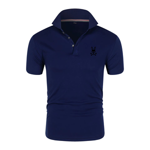 เสื้อโปโลคอปกแฟชั่นผู้ชายฤดูร้อนปี 2025 แขนสั้นพิมพ์ลายกระต่ายผี ราคาดี - Product Image 4