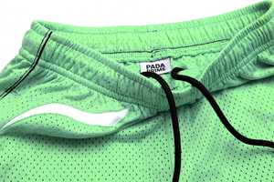 Conjunto de Camiseta de Fútbol Verde con Cuello en V para Hombre, Diseño con Bloques de Color, Malla Transpirable, Ropa Deportiva de Verano, Poliéster Antiarrugas, PADA PRIME - Product Image 6