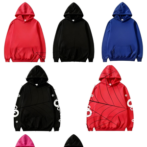 เสื้อฮู้ดดี้ผู้ชายทรงปกติ ผ้าฟลีซหนานุ่ม เป็นมิตรกับสิ่งแวดล้อม สกรีนโลโก้แบบ 3 มิติ สำหรับสตรีทแวร์ Y2K เสื้อฮู้ดดี้ฤดูใบไม้ร่วง - Product Image 1