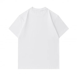 T-shirt basique pour homme à col ras du cou, coupe droite, manches courtes, style quotidien, finition soignée - Product Image 4