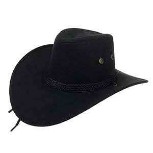 Chapeau de cowboy en matériau de qualité supérieure à bas prix Vente en gros Conception personnalisée OEM Chapeau en cuir élégant pour unisexe - Product Image 4