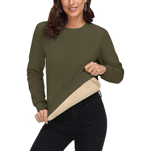 Sudadera Blanca con Cuello Redondo, Resistente al Viento, para Mujer, con Bordado Floral, Estampado Puff, Mezcla de Poliéster/Algodón, Tejido de Punto Oversize, para Verano - Product Image 2
