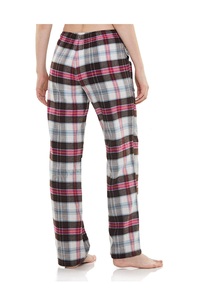 Custom Unisex Plaid Knitted <b>Flannel</b> <b>Pajama</b> Pants Lightweight Cotton Blend SpringSummerAutumn Sleepwear Soft Breathable Quick - Product Image 3