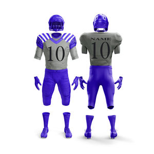 Uniforme de Fútbol Americano Premium, Transpirable, Corto, Ecológico, 100% Poliéster, Jersey con Diseño Personalizado en la Parte Delantera, Ropa Deportiva OEM - Product Image 5