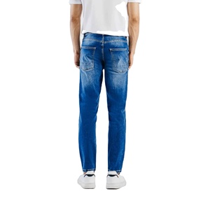 New Regular Fit Men Jeans Best Quality Slim distressed acid wash <b>Denim</b> Pants Straight latest design Casual Men Jeans Pants - Product Image 2