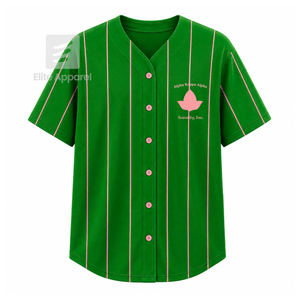 Camiseta personalizada de la hermandad Alpha Kapa Alpha con logo bordado en la parte delantera, color rosa y verde, manga corta para mujer, ropa griega. - Product Image 1