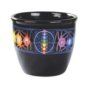 Vente en gros Porte-Palo Santo en céramique écologique avec motif à sept chakras disponible en différents modèles et tailles au meilleur prix - Product Image 4