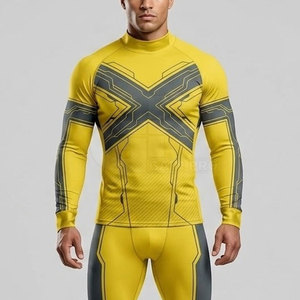 Sports <b>Compression</b> <b>Shirt</b> For Football Players Offering Muscle Stretch Fit And Moisture Control During Intense Training - Product Image 3