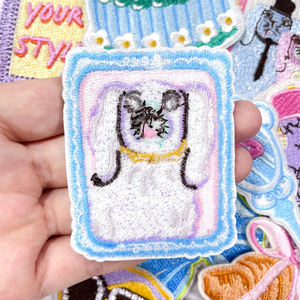 Patch brodé personnalisé de qualité supérieure avec logo pour vêtements, vestes, chapeaux, sacs – Badge thermocollant – Vente en gros usine - Product Image 2