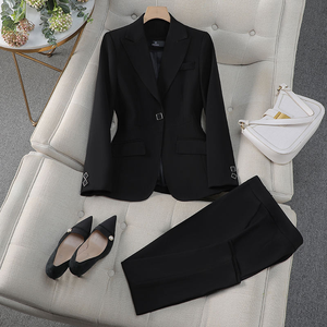 Business Suits for Women Fashion Slim Pants and <b>Blazer</b> <b>Set</b> Ladies Suits Office Wear Formal Suit - Product Image 4