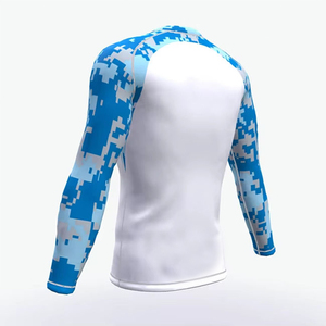 Tissu extensible durable, rashguard de sublimation de qualité supérieure, design personnalisé, vêtements de sport légers, vente en gros d'usine - Product Image 4