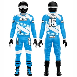 Tenues de course de motocross, VTT, BMX, tout-terrain, ATV, de qualité supérieure, en tissu luxueux, avec impression sérigraphique en silicone, design populaire 2027 - Product Image 1
