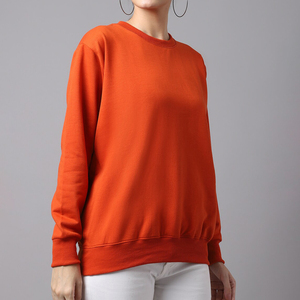 Sweat-shirt décontracté à col rond en coton et polyester pour femme, manches longues, prix abordable, OEM HAIDIIII SPO - Product Image 2