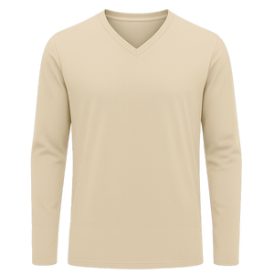 เสื้อยืดแขนสั้นผู้ชาย ผ้าฝ้าย 100% คอวี ลำลอง สปอร์ต ดีไซน์พิมพ์ลาย ทรงปกติ - Product Image 1