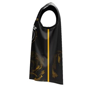 Maillot de basket-ball pour hommes de haute qualité, personnalisé, bon marché, respirant, sans manches, blanc, avec logo cousu/imprimé, taille plus - Product Image 2