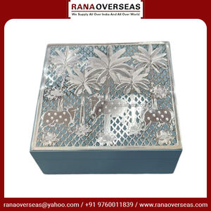 Best Quality Hot Sale <b>Wooden</b> Serving <b>Box</b> With Elegant Patterned Lid A Perfect <b>Gift</b> for Celebrations And Special Occasions - Product Image 5