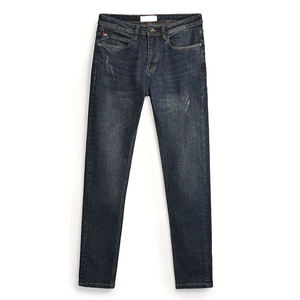 Jeans droits en denim délavé avec logo personnalisé de haute qualité, style streetwear pour hommes - Prix de gros, dernier design, saisons automne-hiver - Product Image 3