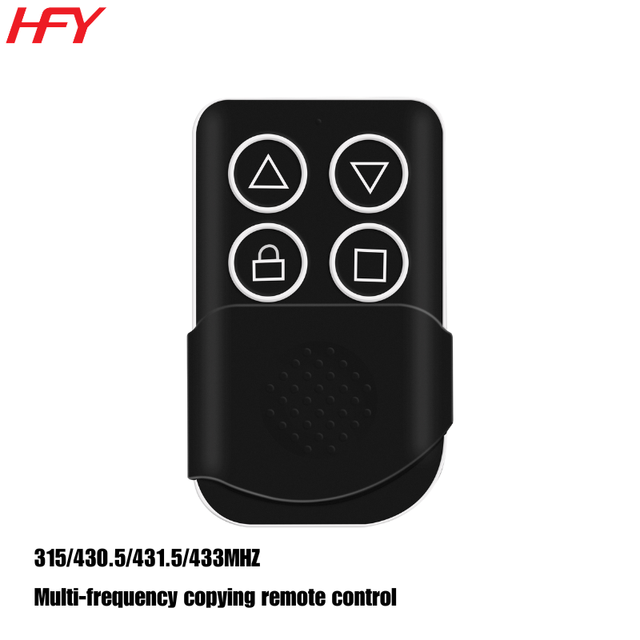 Hot Selling Automatic 12V ABS Four-Key Encrypted Duplicate Remote Control Rechargeable Battery 50-100m Range for Home Appliance