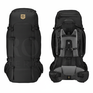Sac à dos de voyage extérieur personnalisé OEM ODM 45L, sac imperméable grande capacité, sac à dos d'entraînement avec double sangles réglables pour hommes - Product Image 2