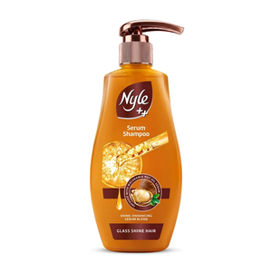 Champú con Suero para Brillo del Cabello Glass Shine, Mezcla de Suero con Aceite de Nuez de Macadamia, Brillo Intenso, Suavidad, Cuidado Diario Nutritivo para el Cabello, 650 ml - Product Image 1