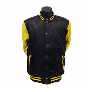 Chaqueta Varsity de Satén de Alta Calidad, Personalizable con Logotipo Frontal, Tallas Grandes, Mangas Largas, Unisex, Alta Visibilidad, Lavable, para Adultos - Product Image 2