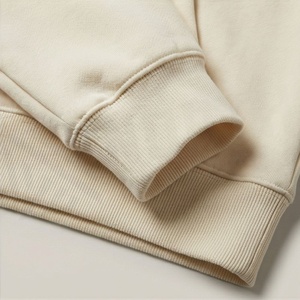 Cotton French Terry Sweatshirt Men Women Casual Style Unisex Blank Zipper Hoodie <b>Drop</b> Shoulder Boxy Fit Customized Color - Product Image 6